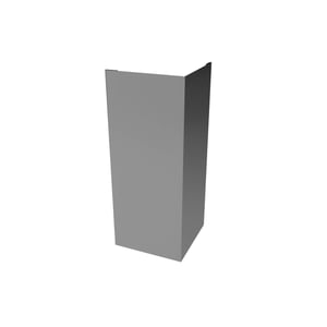 Außenecke aus Stahl 0,50 mm Graualuminium RAL 9007, Hauptansicht