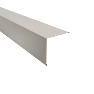 Außenecke aus Stahl, Reinweiß RAL 9010, 0,50 mm Stärke, 25 µm Polyesterbeschichtung, Hauptansicht