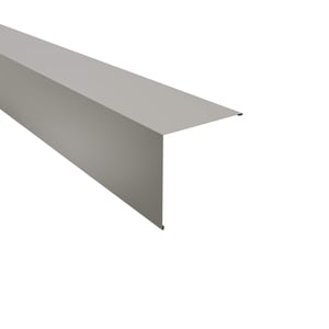 Außenecke aus Stahl, Weißaluminium (RAL 9006), 0,63 mm Stärke, Hauptansicht