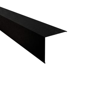 Außenecke Stahl Tiefschwarz RAL 9005, 0,50 mm, Shimoco Beschichtung, Hauptansicht