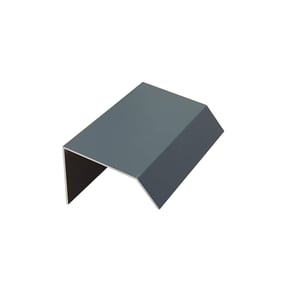 Dachrandprofil Verbinder ISOS, Aluminium 1,50 mm, Anthrazitgrau RAL 7016, freigestellt
