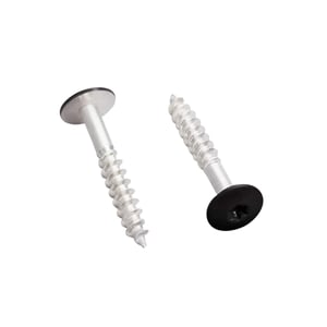 Edelstahlschrauben mit schwarzem Kopf, Torx-Antrieb, freigestellt