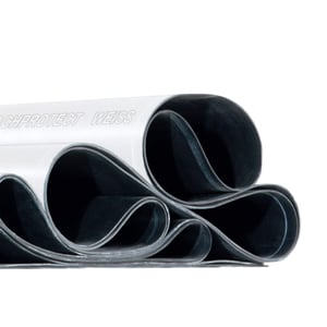 EPDM Dachfolie weiß 1,50 mm von DACHPROTECT, gerollt mit schwarzer Unterseite