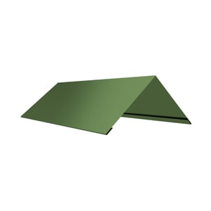 Firstblech flach Resedagrün, Stahl 0,50 mm, 25 µm Polyester, Hauptansicht