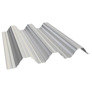 Hochprofil T92P Dachblech aus Stahl 0,63 mm in Grauweiß (RAL 9002) mit 25 µm Polyesterbeschichtung