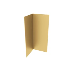 Innenecke sandgelb RAL 1002 aus Stahl 0,50 mm, Polyester 25 µm Beschichtung, Hauptansicht
