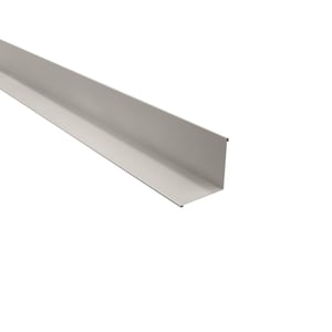 Innenecke aus Stahl, Reinweiß (RAL 9010), 0,50 mm Stärke, Hauptansicht