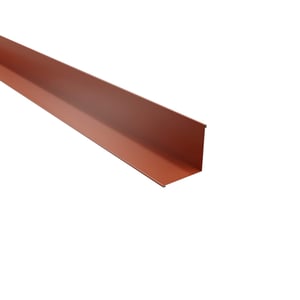 Innenecke Kupferbraun RAL 8004 aus Stahl 0,75 mm mit 25 µm Polyesterbeschichtung, Hauptansicht