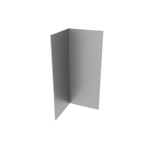 Innenecke Graualuminium RAL 9007 aus 0,50 mm Stahl, Hauptansicht