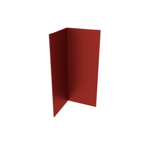Innenecke Kirschrot RAL 3011 aus 0,75 mm Stahl, Polyester beschichtet, Hauptansicht