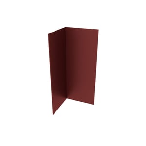 Innenecke aus Stahl, 0,75 mm, rotbraun RAL 8012, Hauptansicht