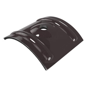 Kalotte Profil 18/1064 aus Aluminium in Schokoladenbraun (RAL 8017) mit vorgebohrtem Loch