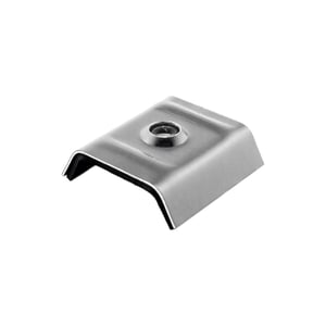 Kalotte Profil 45/333M aus Aluminium, Graualuminium RAL 9007, Hauptansicht