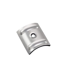 Kalotte Profil 76/18 Welle, Aluminium blank, mit Dichtung und Bohrung, Scobalit
