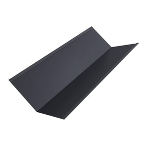Kehlblech aus graphitgrauem Stahl, 0,50 mm, 25 µm Polyester, Hauptansicht