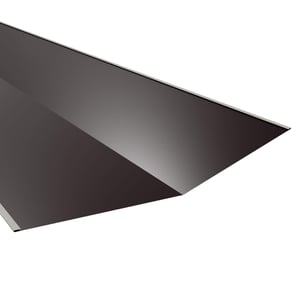 Kehlblech Schokoladenbraun RAL 8017, 0,63 mm Stahl, 25 µm Polyesterbeschichtung, Hauptansicht