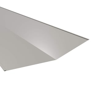 Kehlblech Aluminium 0,70 mm Weißaluminium RAL 9006, Draufsicht