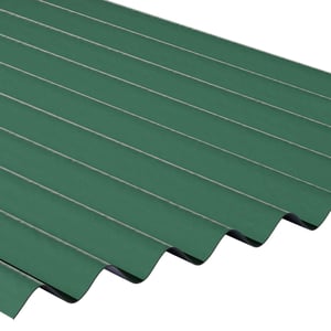 Kunststoff Profilplatte ReWell 94/34, 2,20 mm, grün, schräg von oben