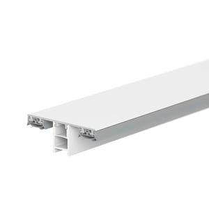 Mendiger Mittelprofil, weiß, für 6-11 mm Platten, Hauptansicht