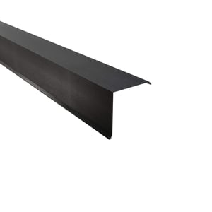 Ortgangwinkel aus dunkelgrauem Stahl, 0,50 mm stark, mit Mattpolyester-Beschichtung, Hauptansicht