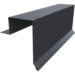 Ortgangwinkel Stehfalzprofil PD-510-S Graphitgrau, 0,50 mm Stahl, Polyester 25 µm, Hauptansicht