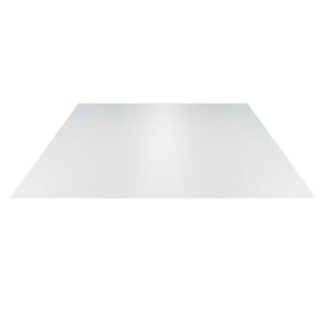 Polycarbonat Doppelstegplatte klar, 4,5 mm, freigestellt auf weissem Hintergrund