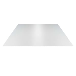 Polycarbonat Doppelstegplatte 6 mm, klar, freigestellt auf weissem Hintergrund