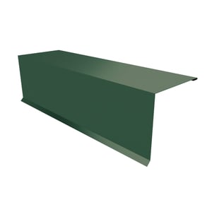 Pultabschluss aus moosgrünem Stahl, 0,50 mm, 35 µm Mattpolyester-Beschichtung, Hauptansicht