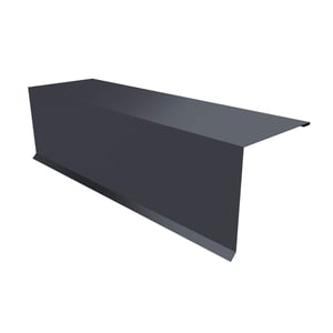 Pultabschluss Graphitgrau RAL 7024, Stahl 0,50 mm, Polyester 25 µm, Hauptansicht