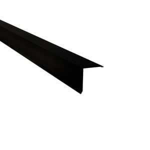 Pultabschluss 80 Grad aus schwarzem Stahl, 0,50 mm stark, 35 µm Mattpolyester-Beschichtung