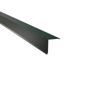 Pultabschluss aus moosgrünem Stahl, 0,50 mm, Puramid beschichtet, Hauptansicht