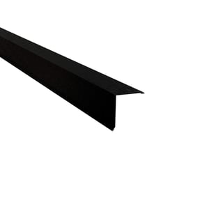 Pultabschluss Tiefschwarz RAL 9005 aus 0,50 mm Stahl mit 80 µm Shimoco Beschichtung, Hauptansicht