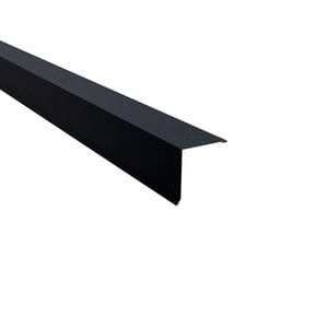 Pultabschluss Stahl Anthrazitgrau 0,50 mm, 85 Grad Winkel, Hauptansicht