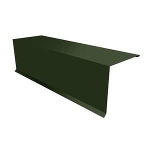 Pultabschluss aus grünem Stahl, 0,50 mm, mit PURMAT® Beschichtung, Hauptansicht