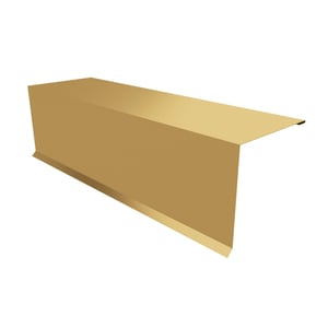 Pultabschluss aus sandgelbem Stahl, 0,50 mm, 25 µm Polyester, Hauptansicht