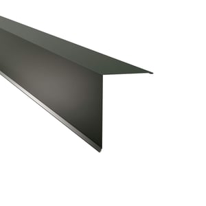 Pultabschluss aus Stahl, Chromoxidgrün RAL 6020, 0,75 mm, Hauptansicht