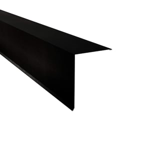 Pultabschluss Stahl schwarz (RAL 9005), 0,50 mm, 35 µm Mattpolyester, Hauptansicht