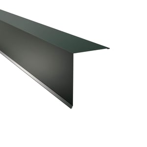 Pultabschluss Aluminium moosgrün, 0,70 mm, Polyesterbeschichtung, Hauptansicht
