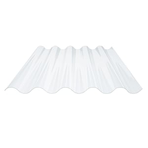 PVC Wellplatte | 177/51 | Profil 5 | 1,40 mm | Klarbläulich | 2,00 m