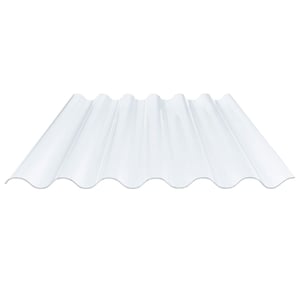 PVC Wellplatte | 177/51 | Profil 6 | 1,40 mm | Klarbläulich | 2,00 m