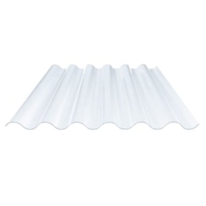 PVC Wellplatte 177/51, Profil 6, klar, 1,20 mm Stärke, Hauptansicht