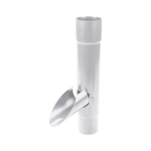 Regenwasserfänger aus grauem PVC von Plastmo, Hauptansicht freigestellt
