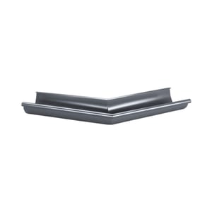 Rinnenaußenwinkel 135 Grad aus graphitgrauem Stahl, 50 µm Polyurethan beschichtet, Hauptansicht