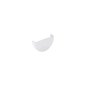 Rinnenendstück aus grauem PVC von Plastmo, Hauptansicht