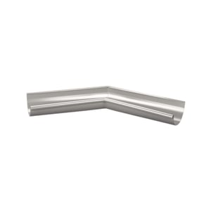Rinneninnenwinkel 135 Grad aus Stahl in Graualuminium (RAL 9007) mit Polyurethan-Beschichtung