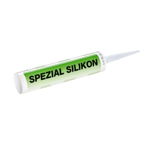 Scobalit Silikon Dichtungsmasse, weiss, Tube mit gruenem Etikett Spezial Silikon