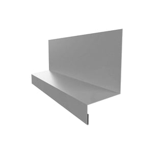 Sockelleiste Typ 1 aus Stahl 0,50 mm in Graualuminium RAL 9007, 25 µm Polyesterbeschichtung