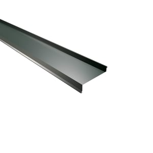 Sohlbank Aluminium moosgrün, 0,70 mm, Hauptansicht schräg von oben