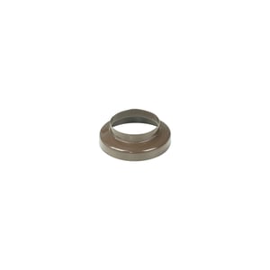 Standrohrkappe aus braunem PVC, Hauptansicht, Plastmo