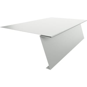 Startprofil Stahl 0,50 mm Lichtgrau (RAL 7035) fuer Stehfalzprofil PD-510-S
